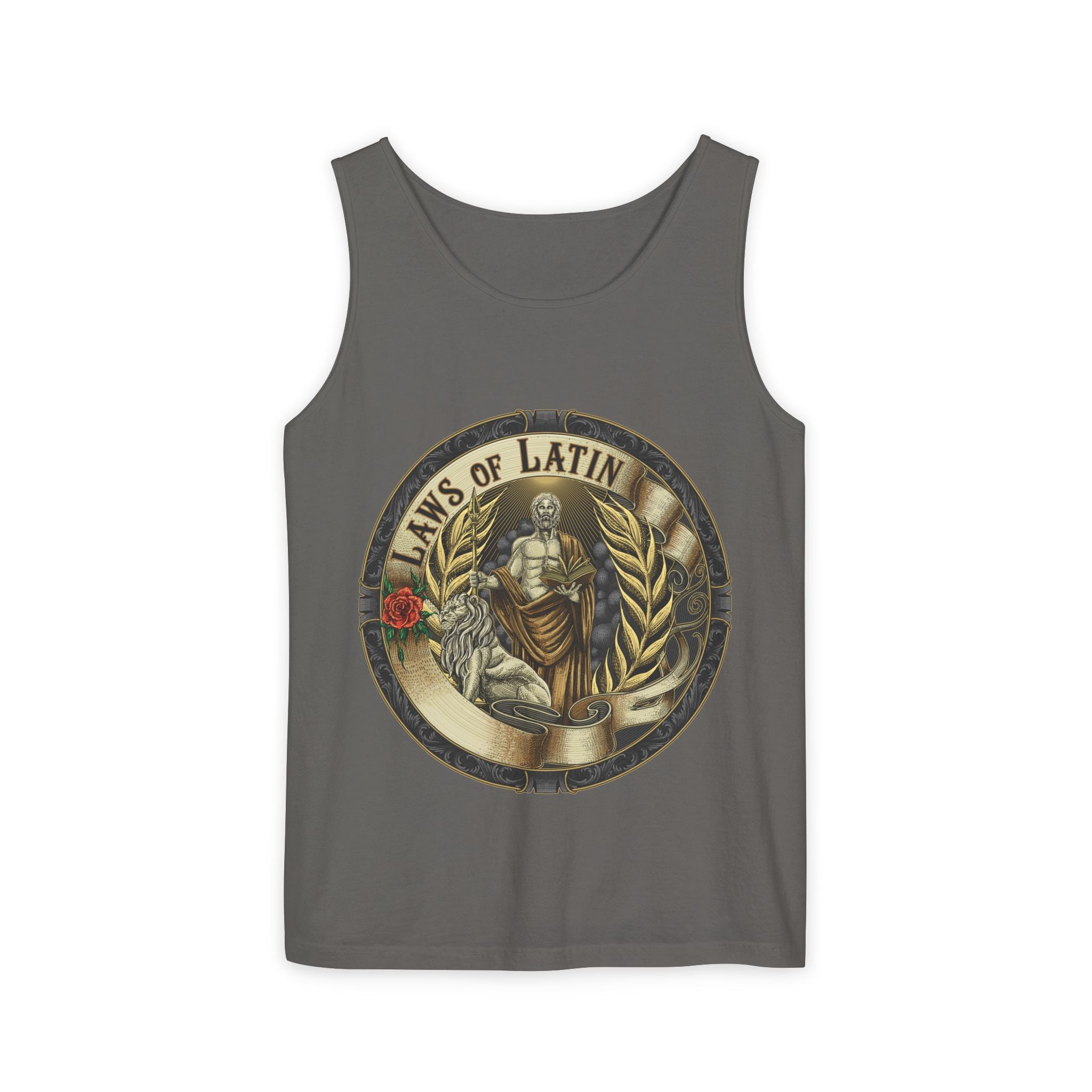 'Laws of Latin'Sleeveless Pepper Tee