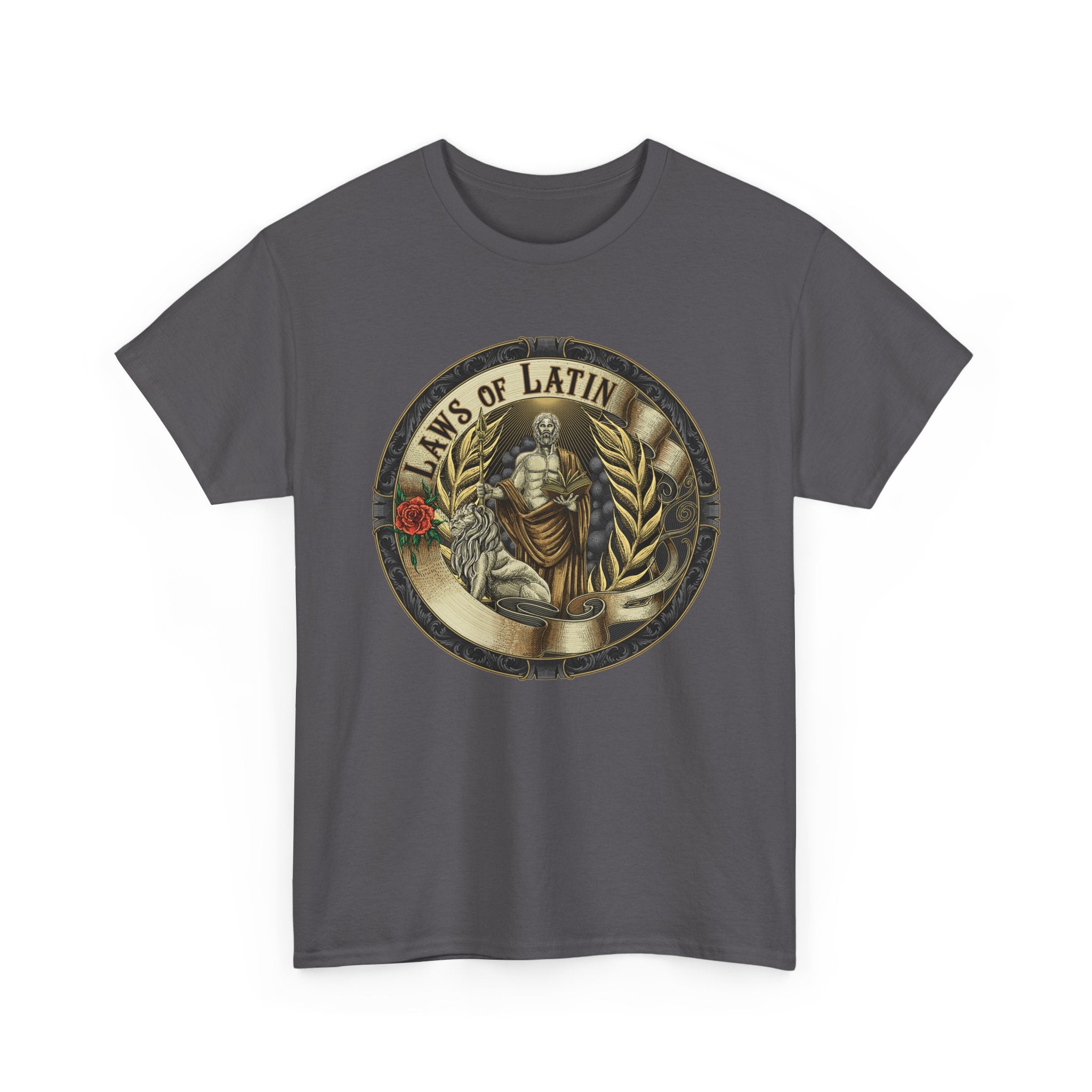 Laws of Latin Vintage Charcoal T‑Shirt