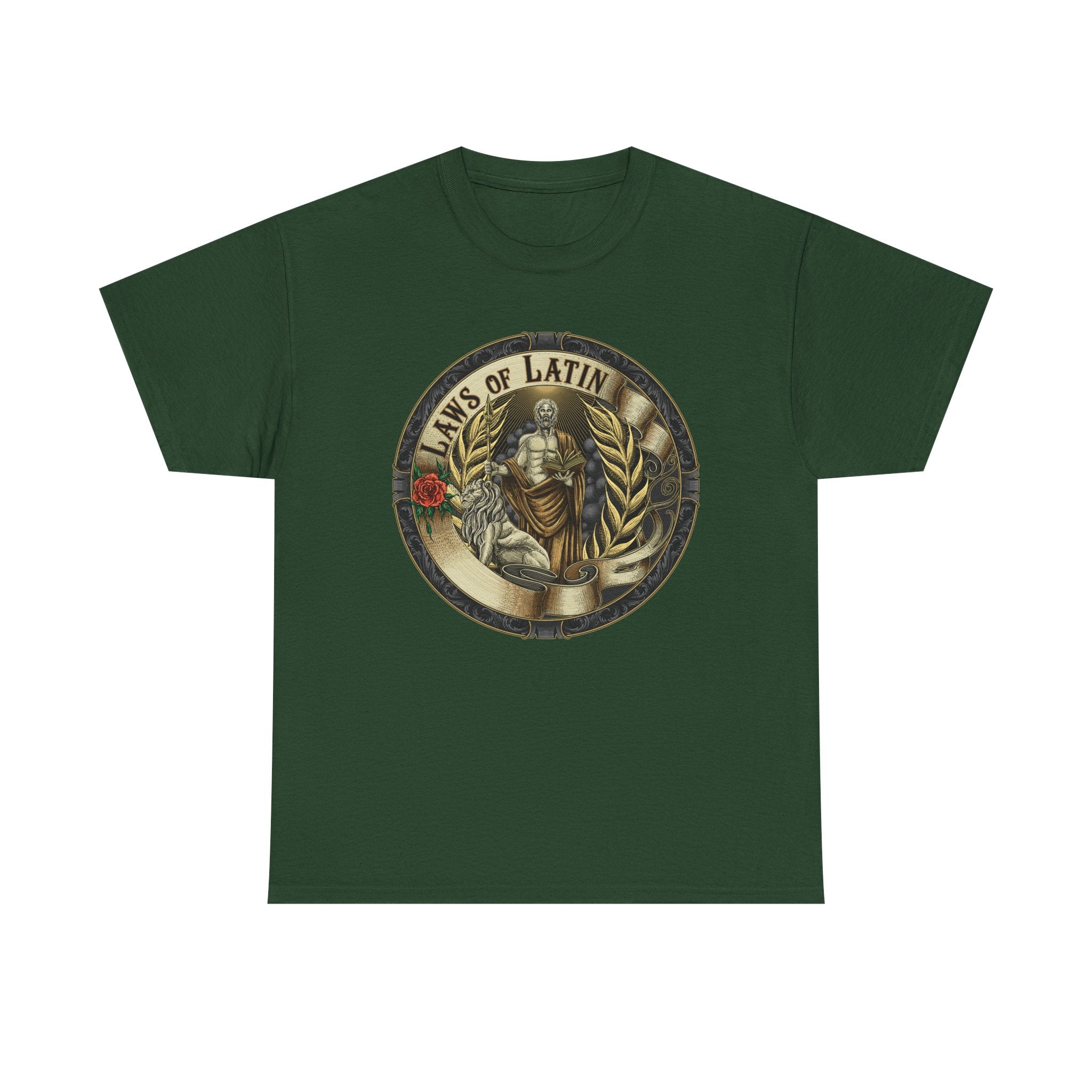 Laws of Latin Forest Green VintageTee