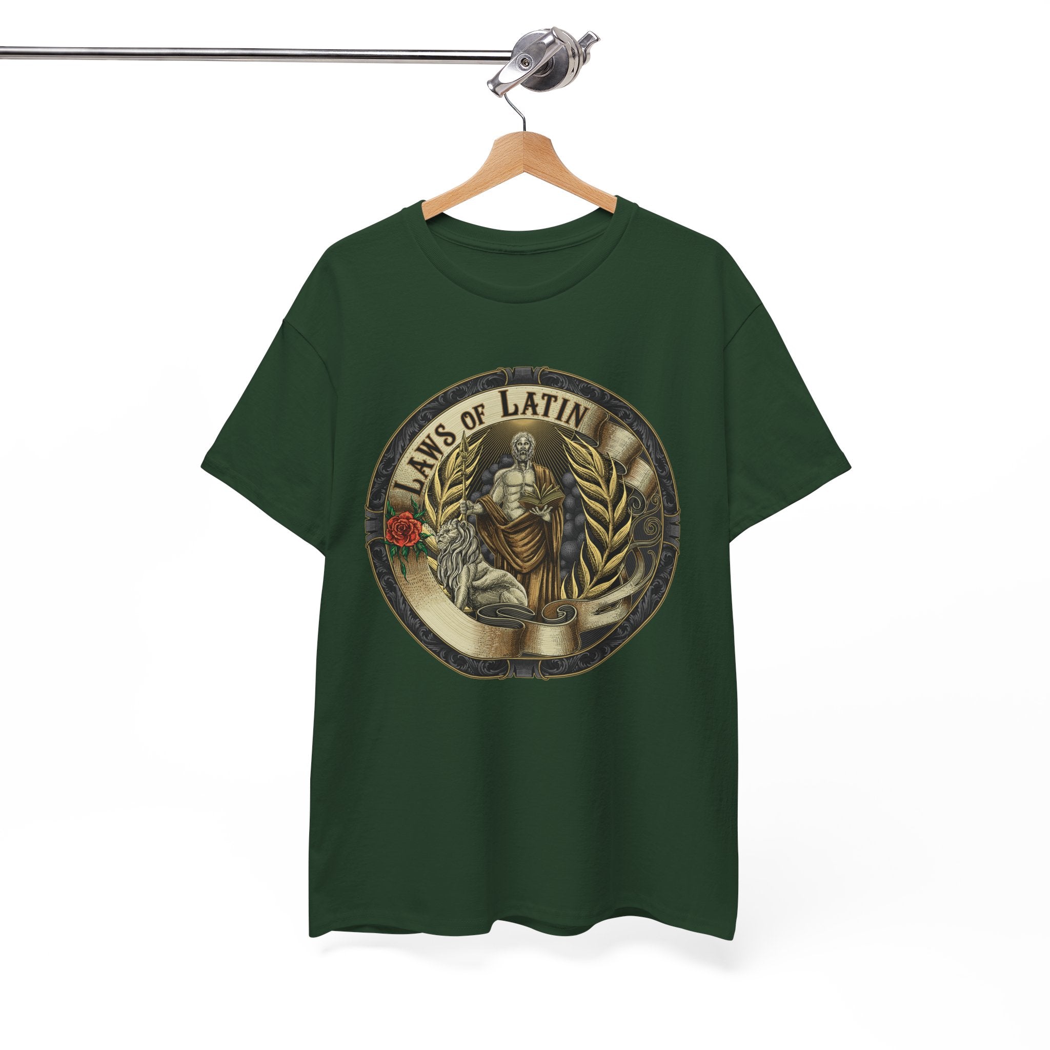 Laws of Latin Forest Green VintageTee