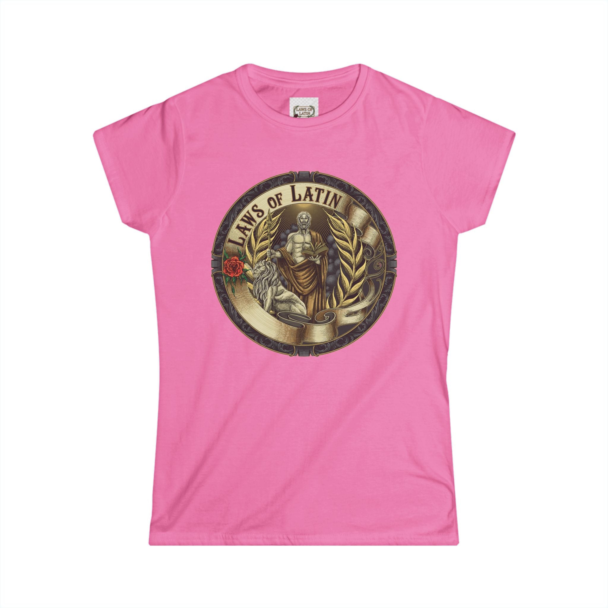 Laws of Latin-Eminent Empress Pink Tee