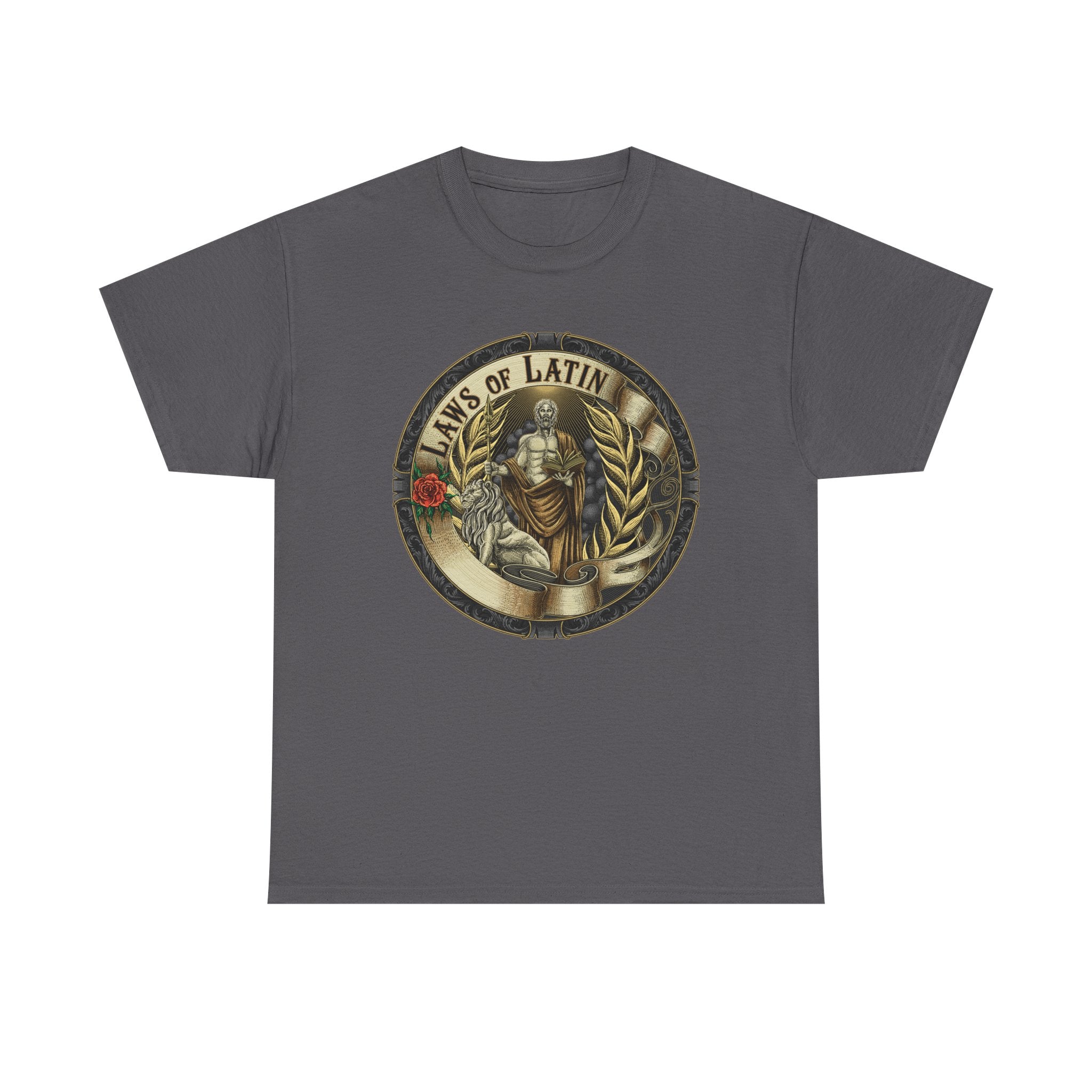 Laws of Latin Vintage Charcoal T‑Shirt